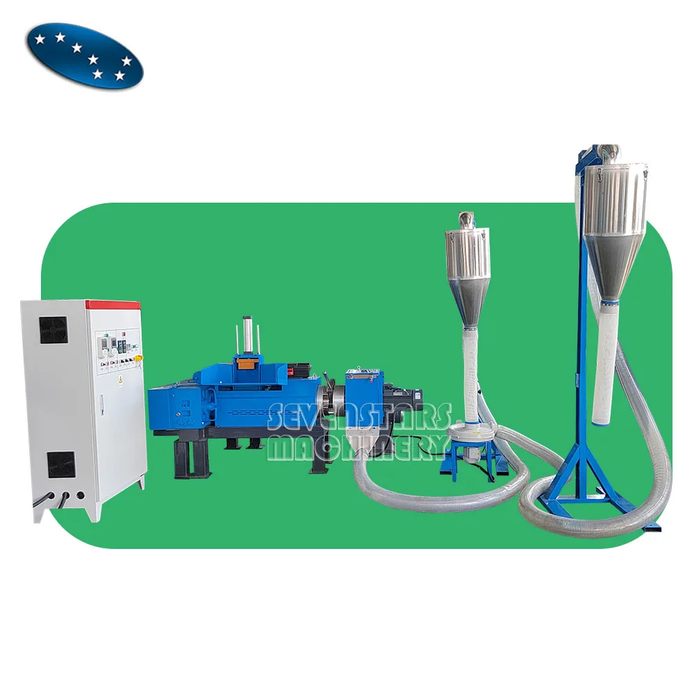 plastic pelletizing line  PE film pelletizing machine PE film plastic film recycling machine plastic recycling pelletizer