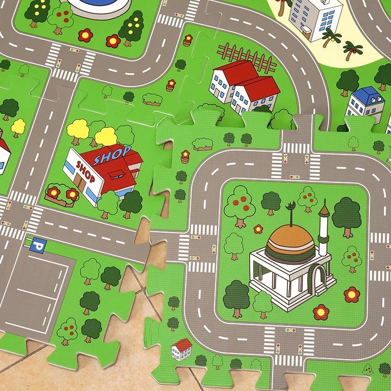 Экологичный коврик из вспененного этилвинилацетата, Детский напольный коврик, коврики-пазлы из ЭВА