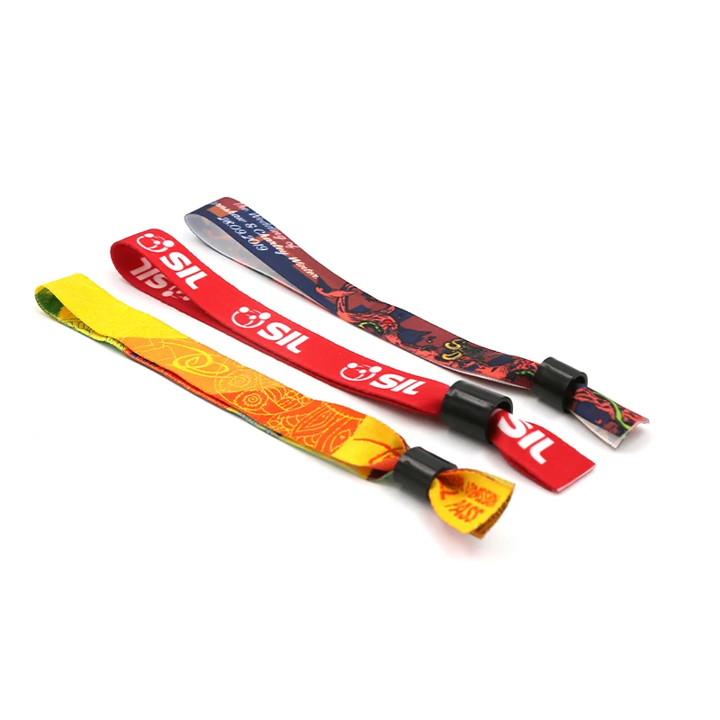 Пластиковый замок на запястье с логотипом под заказ для музыкальных фестивалей и