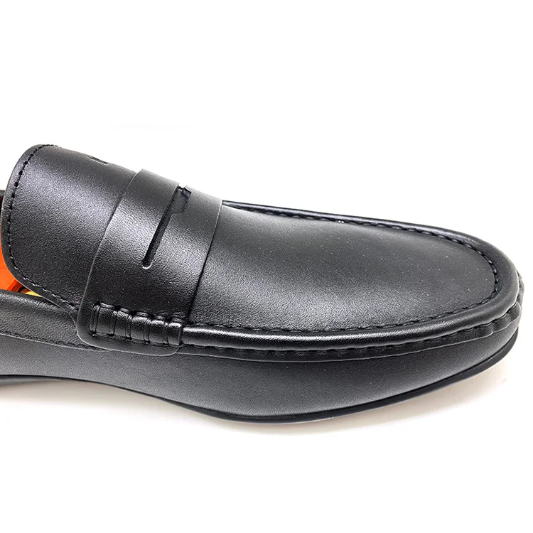 2021 italy no laces fashion men loafer shoes , comfort genuine dress shoes leather casual shoe for men