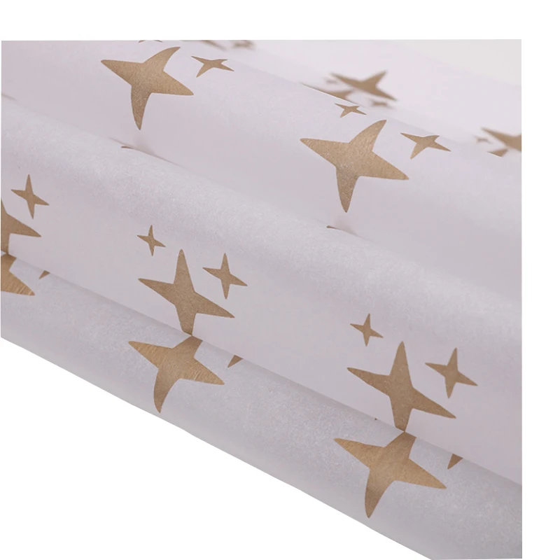 
Custom design logo printing cheap translucent gift tissue wrapping paper for fruit food and clothing manufacturer 