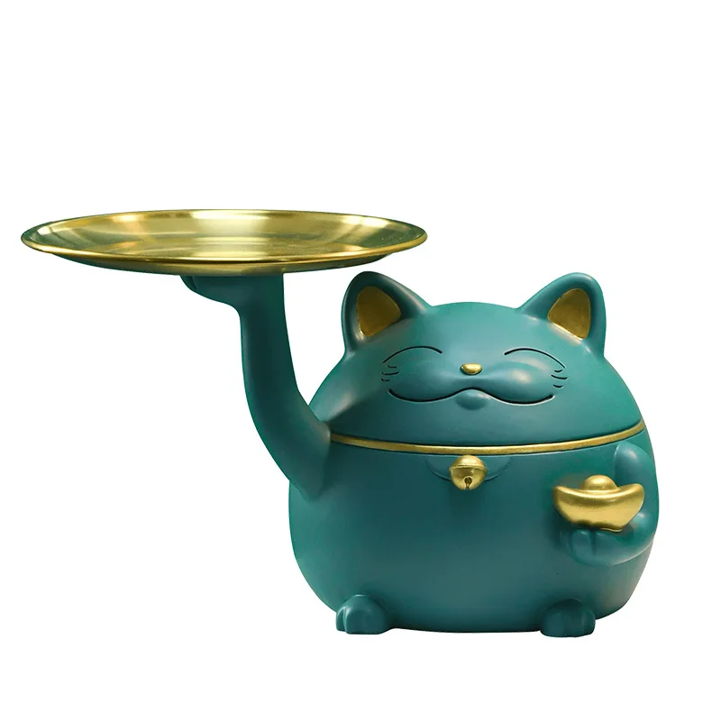 Manufacturers wholesale Nordic Fortune Cat furniture furniture accessories living room TV cabinet office desktop light luxury cr