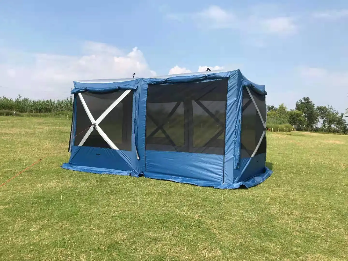 big mesh family tent Trade show glamping tent