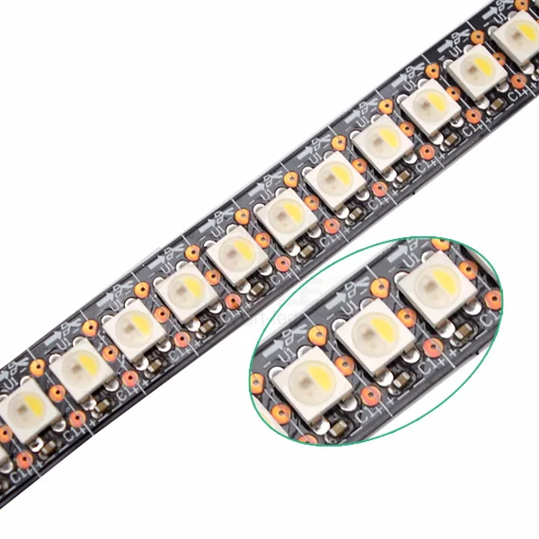 Ws2812b Ws2812 Sk6812 Programmable Addressable Magic Rgbcct Led Strip Rgbw 5v 12v 24v Cri 95 144leds Waterproof Led Strip