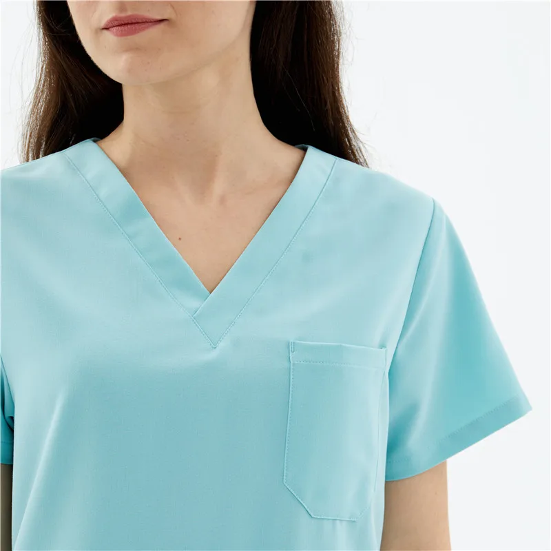 Hot Sale Doctor Medical Nursing Short Sleeve Uniform Clinic Scrub Sets