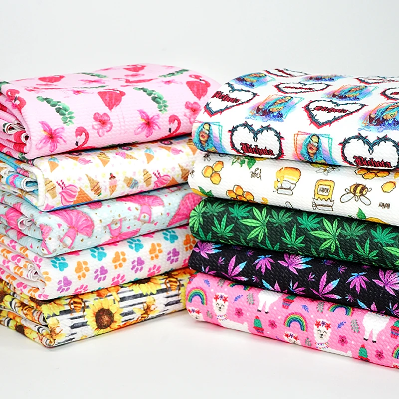 Wholesale Bullet polyester taffeta fabric Rolls Custom 4 Way Stretch Liverpool Fabric style textile for Hair Bows 50*140CM