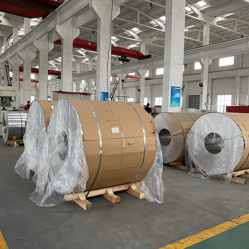 Factory Direct Sales 1050 1060 1070 1350 3003 3104 5052 5083 8011 Aluminum Coil Roll For Food 1100 Color Aluminum Coil