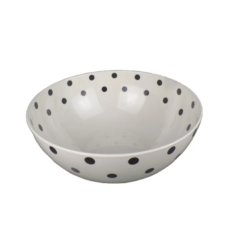 6' China factory supply sale price economic colorful melamine plastic serving bowls