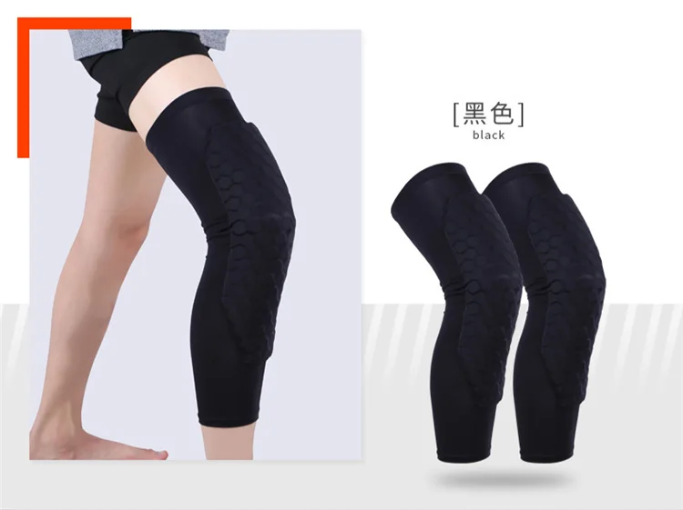 Wholesale  factory price accept custom logo fast dry polyester sports basketball running gym knee pads