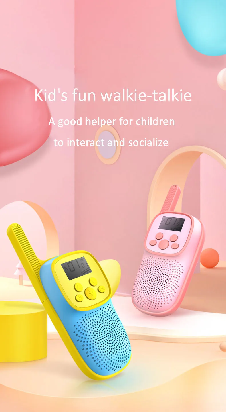 with flashlight girls mini walkie talkie for kids rechargeable