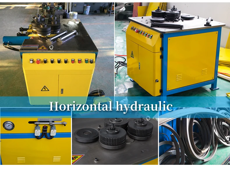 JY-50 Electric Angle Steel Rolling Round Machine 3-roll Pipe Bending Machine Mechanical Angle Crimping Machine
