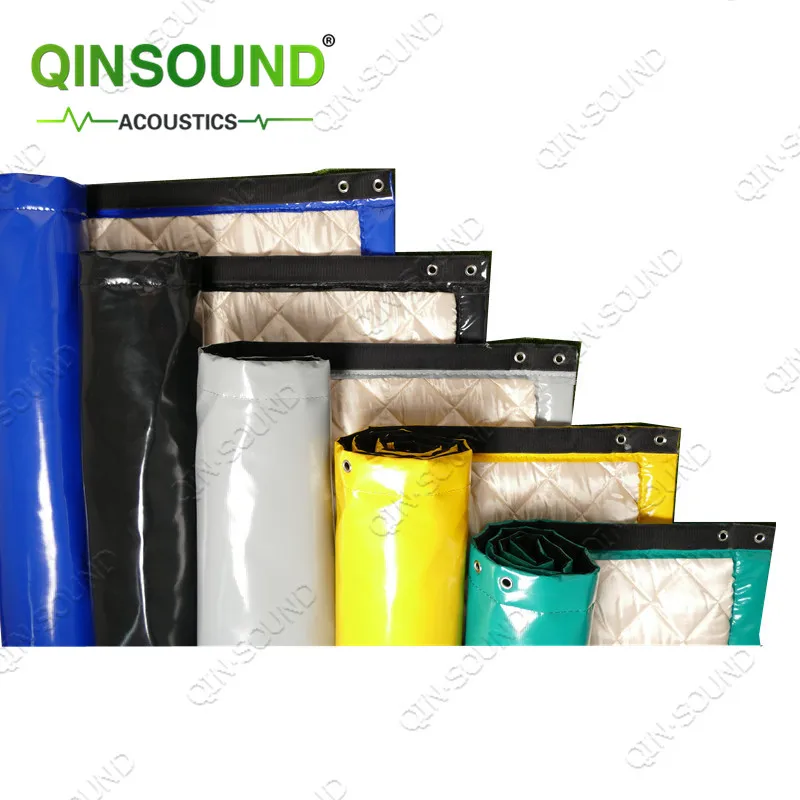 Soundproof PVC Curtain Reduce Noise Waterproof Outdoor Acoustic Blanket Sound Barrier Price