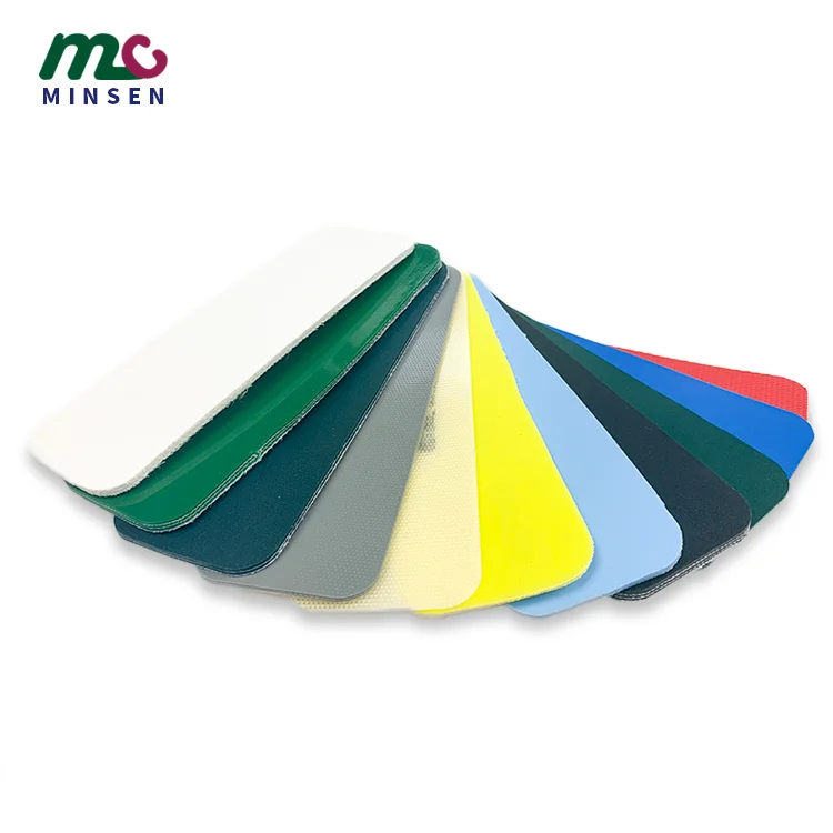 Customized 8 - 10 mm thickness flat industrial pvc  conveyor belt