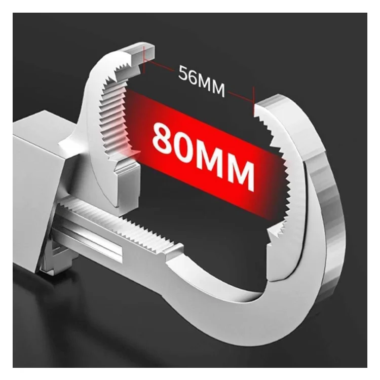 Adjustable Wrench Universal Spanner Multi-function Hand Tools Sink Water Pipe 80mm Bathroom Wrench
