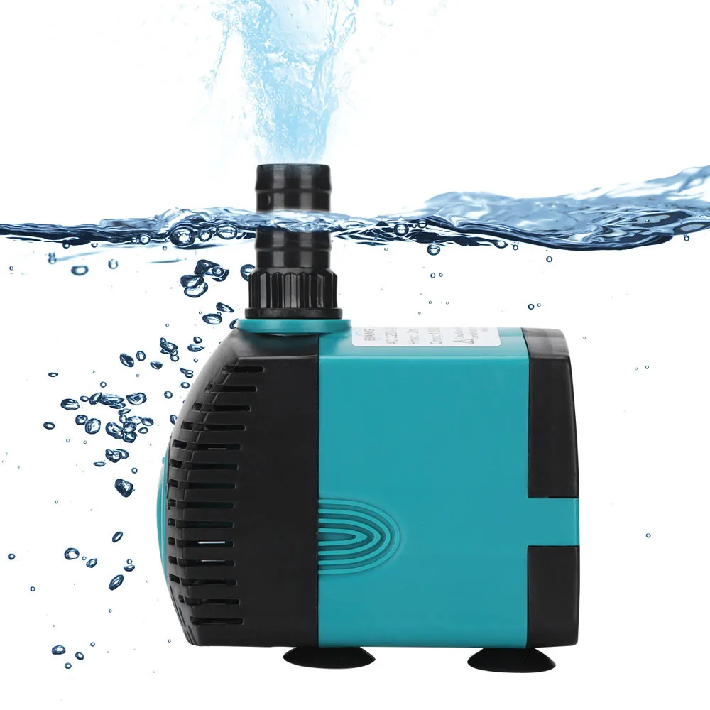 Small Submersible Aquarium Water Pump 220V Plastic and Sponge Material for Fish Tank Filtration and Circulating Water Pumps