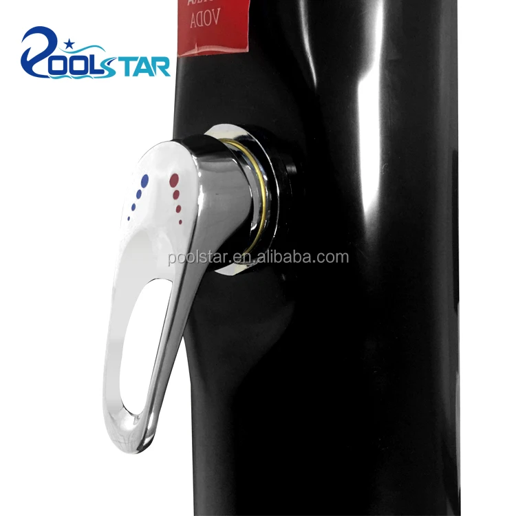 Poolstar P2601 Outdoor Solar Shower Head Free Standing Easy Set Up Made of Durable PVC Material