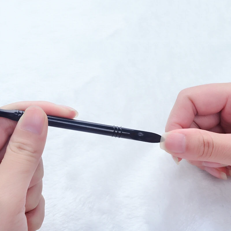 
Two head Stone Sanding Nail File Tool Cuticle Remover Trimmer Buffer Pedicure Pen Cut Pusher Tool Nail Art Pen 