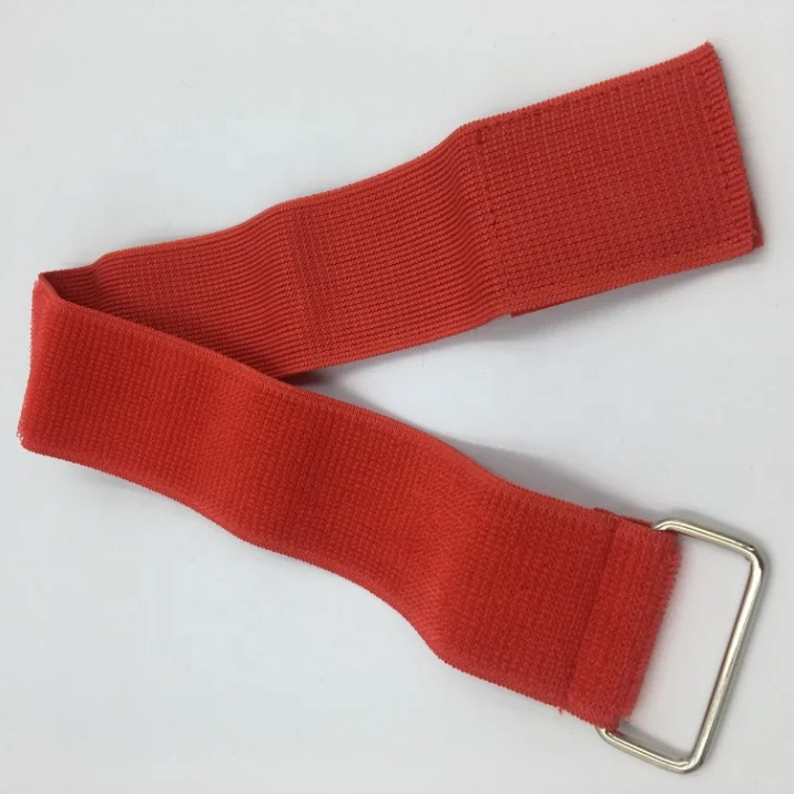 China Manufacturer Soft Hook and Loop Adjustable Straps Bike Buckle Elastic Hook And loop Strap Hook and Loop Elastic Armband