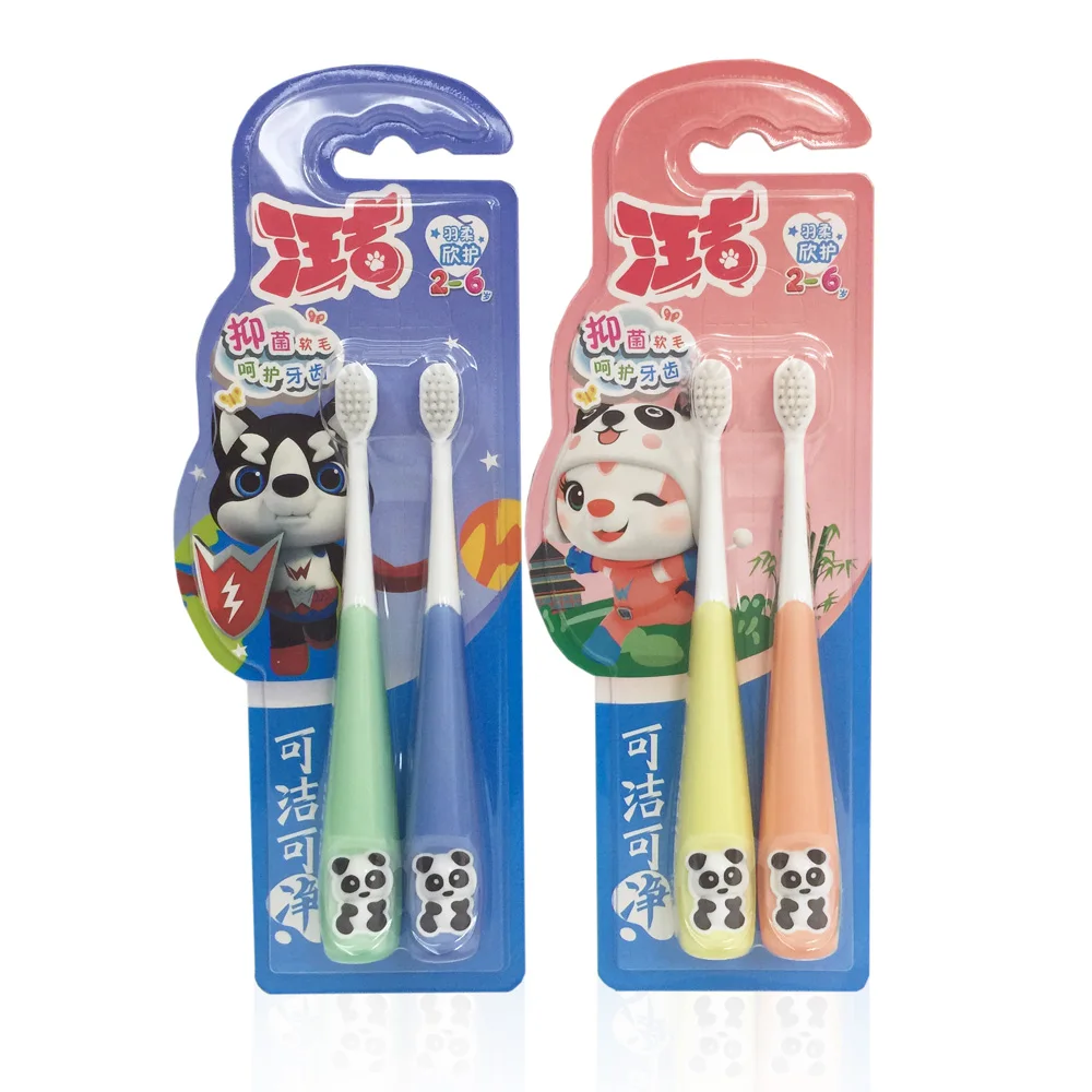 2-6 Years Child tooth brush kids cartoon Panda toothbrush