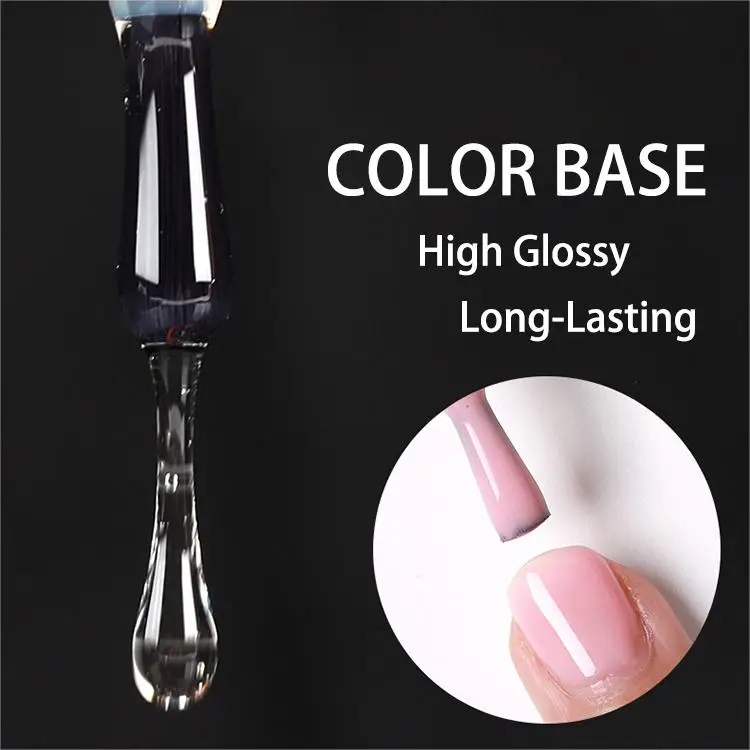 Klana Gel Free Sample Rubber Base Gel Polish Soak Off Gel Nail Polish Private Label Customs Logo Base Color Coat For Nails