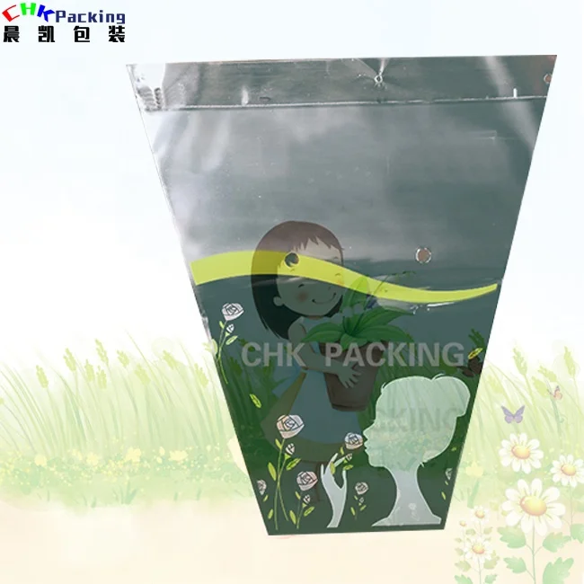 Customized Printed Plastic Fresh Flower Wrapping Sleeve