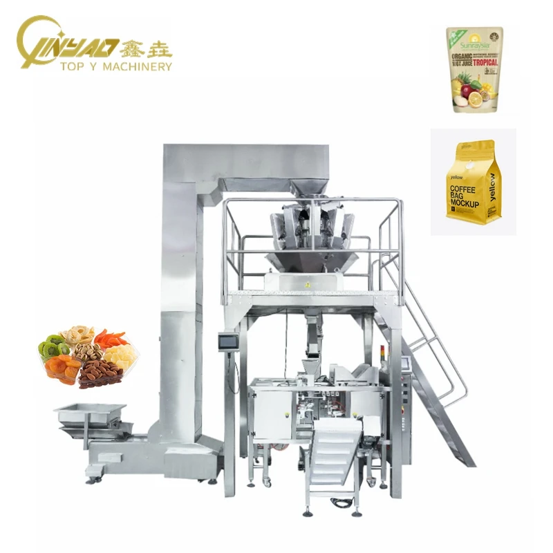 Automatic Multi Heads Weighing Mung Bean Sprouts Packing Machine