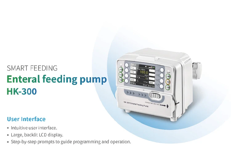 Hot Selling Medical Electric Enteral Feeding Pump Syringe Pump Infusion Pump for Nutrition Transportation