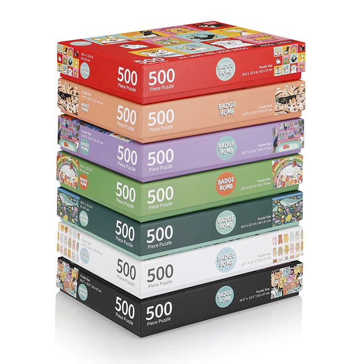 Персонализированные игрушки-головоломки от OEM лучшие 500 1000 2000 бумажные головоломки для взрослых