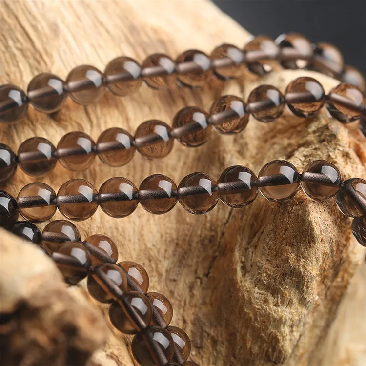 Natural ice Obsidian beads long chain semi-finished products pure 6A jewelry DIY bracelet necklace accessories