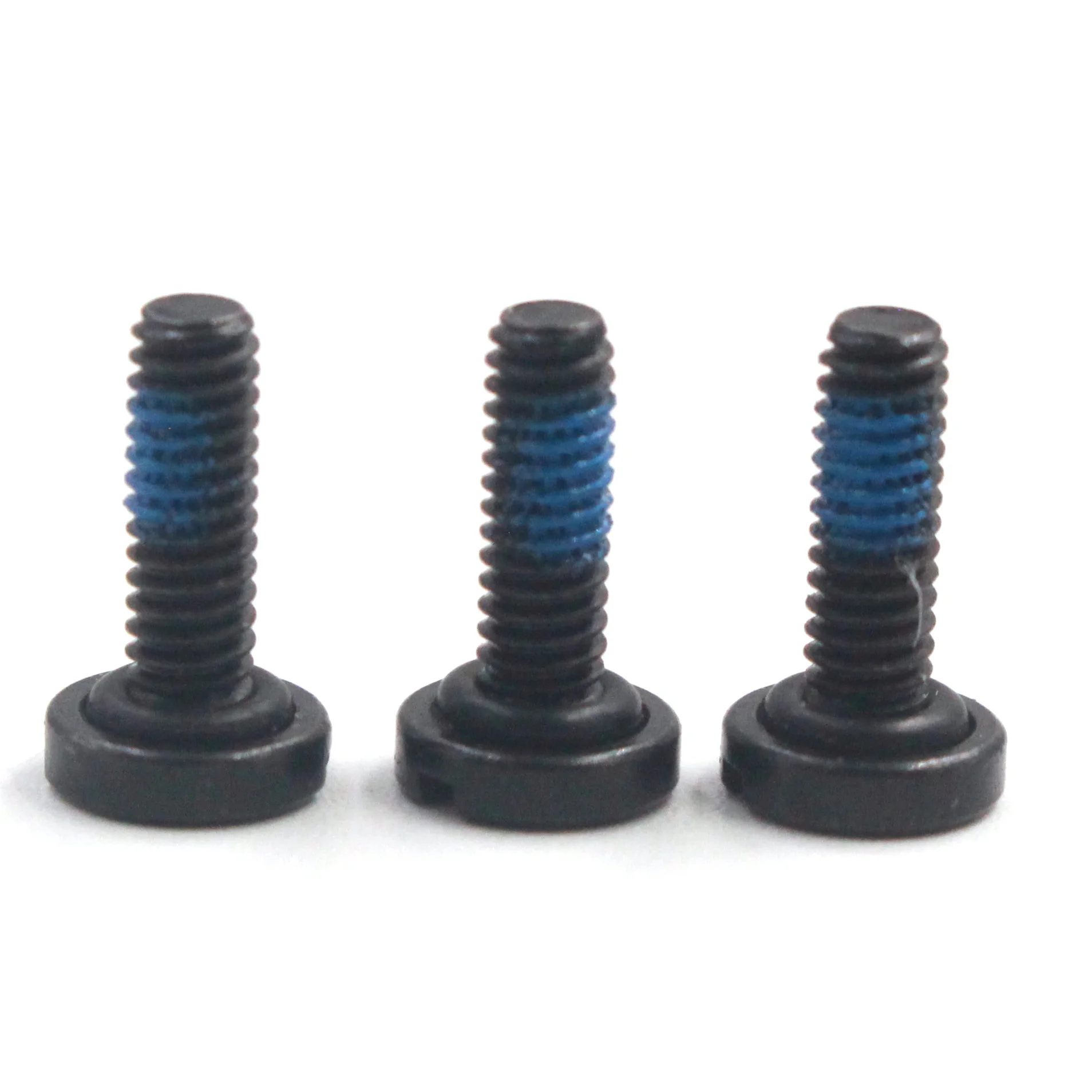 Custom Special Stainless Steel black head slotted screws O ring Sealing Waterproof Screw with nylon patch