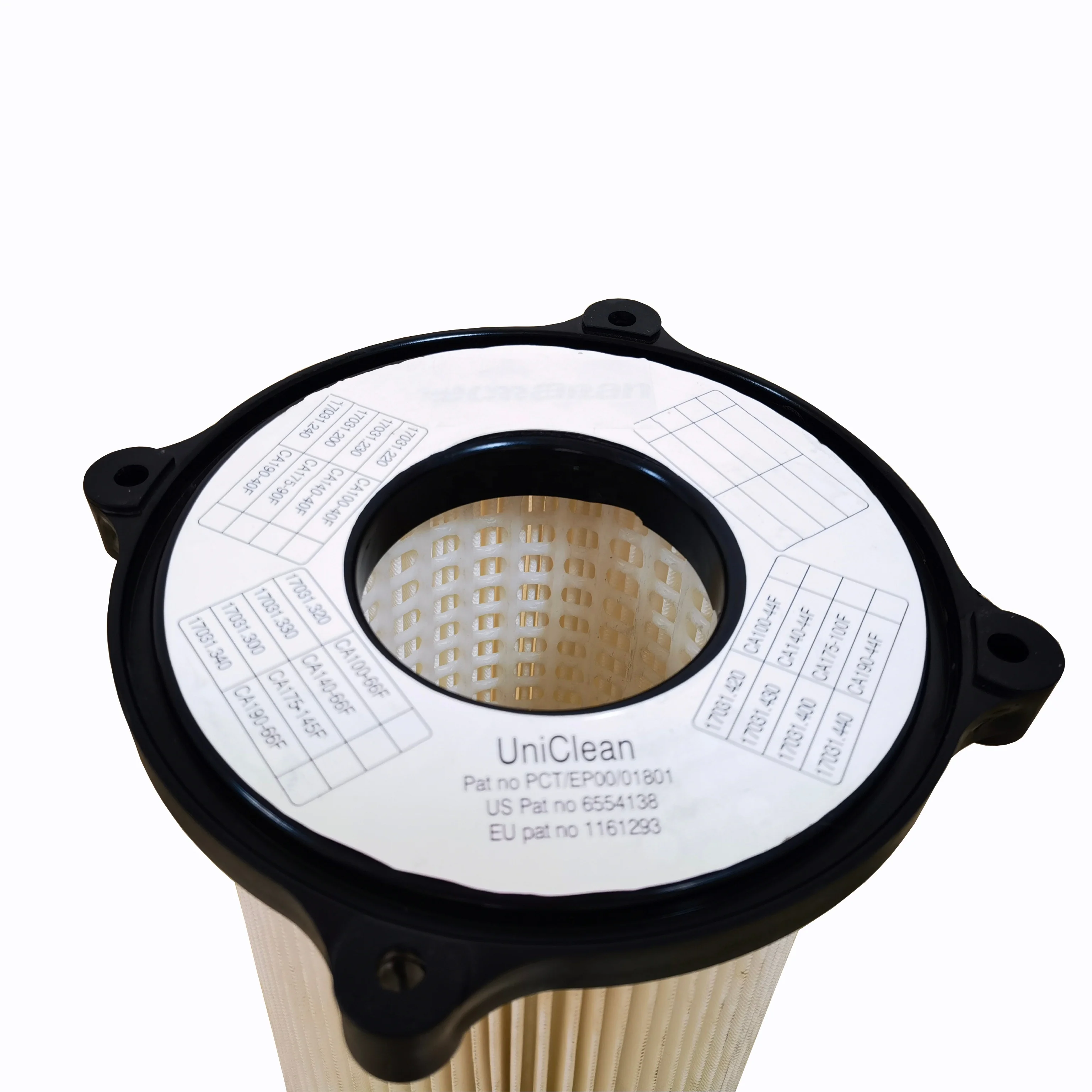 Manufacturer of Black ABS plastic filter cartridge for dust removal and  air purification equipment end cover
