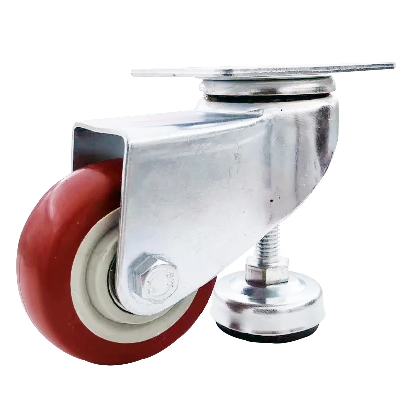 
2020 Hot sale 2inch 3inch 4inch industrial adjustable wheels leveling casters swivel casters for mechanical equipment 