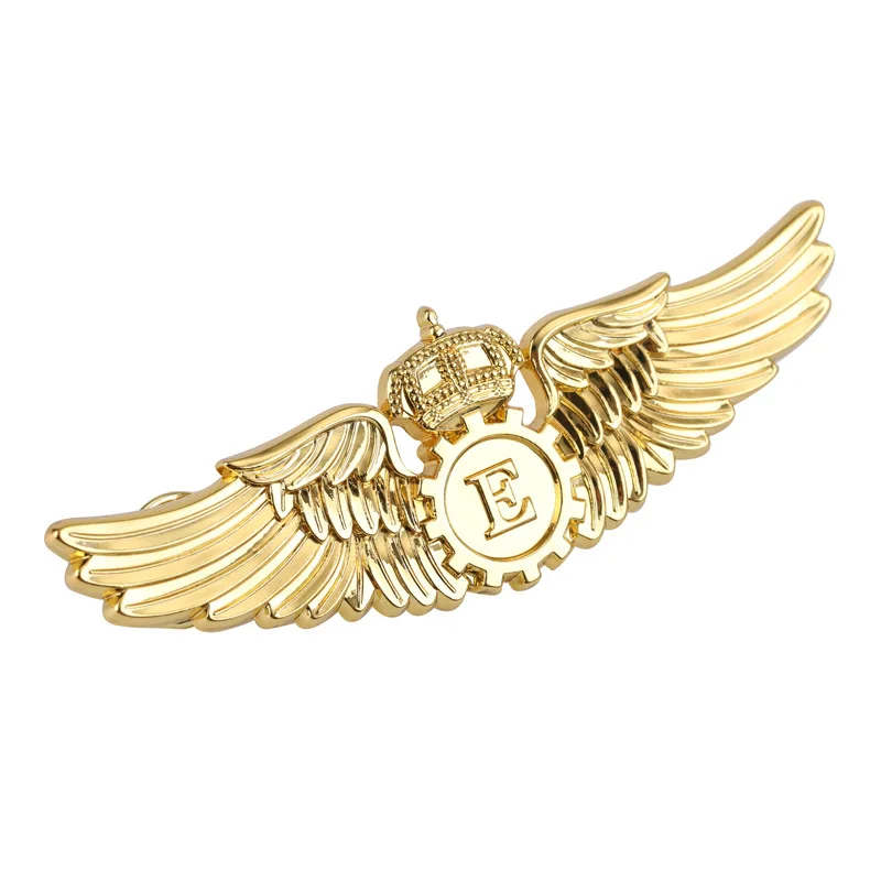 Metal Crafts Flag Badges Fashion Gifts for Dad Boyfriend Brother Pilot Aviation Lapel Pin Custom Soft Enamel Pins Manufacturer