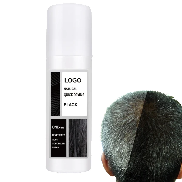 Dark Brown 120 ml Spray Paint Instantly Covering Whites for Hair DYE schwarzkopf/hair dye