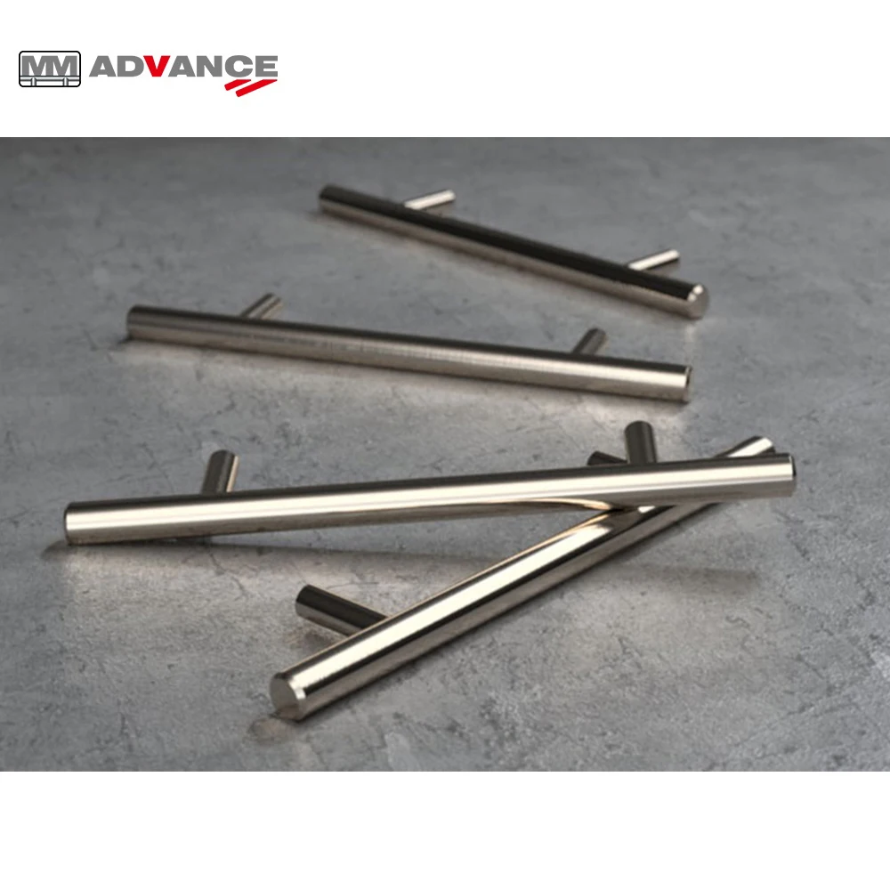 High quality Voraus fancy contemporary stainless steel t bar kitchen furniture cabinet pulls handles for sale