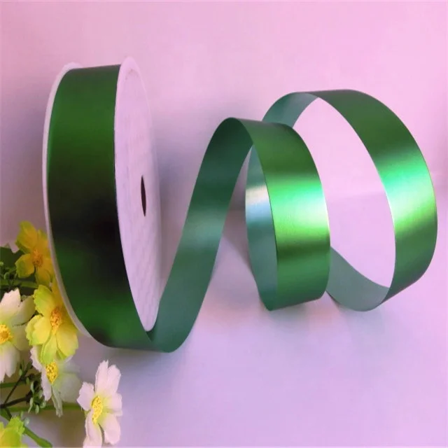 manufacturing matte metallic plastic ribbon