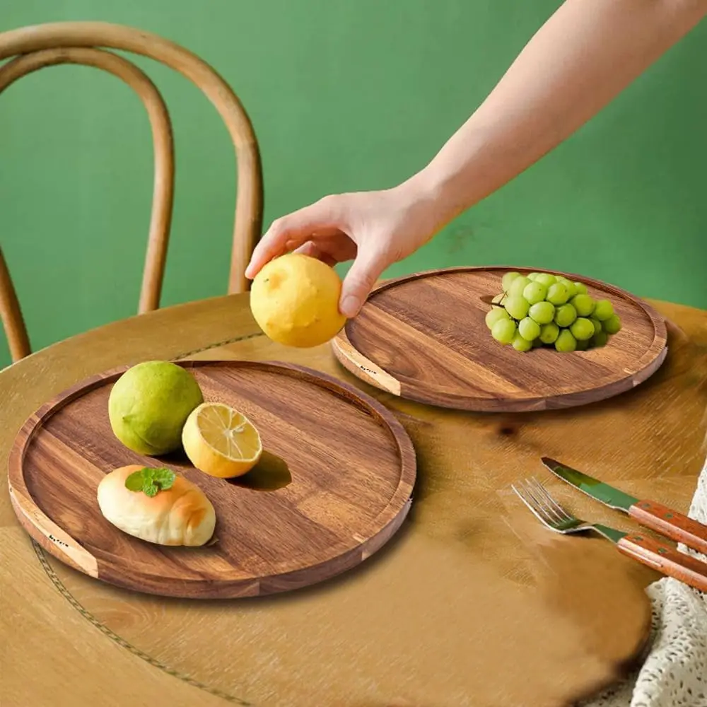 High on Demand Handcrafted Wooden Serving Tray Decorative Trays and Home Decoration Wood Serving Tray