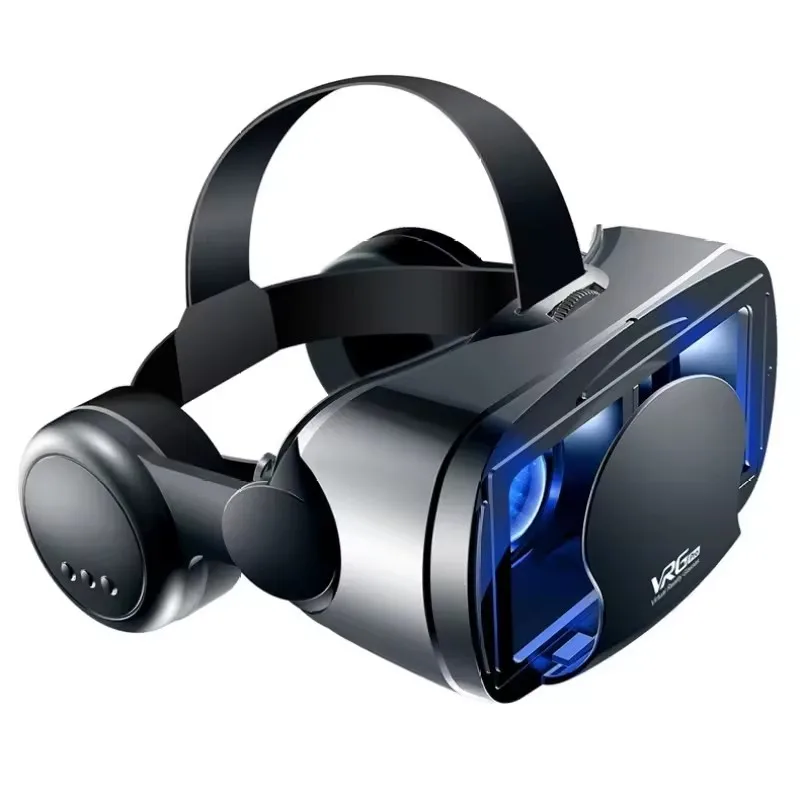 3D VR Headset Smart Virtual Reality Glasses 7 Inches Helmet for Smartphones Phone Android for iPhone Lens with Binocularsity