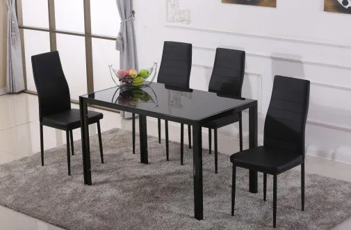 Modern Luxury Dining Table and  Dining Chair Set  dining room 4 chairs Restaurant  table