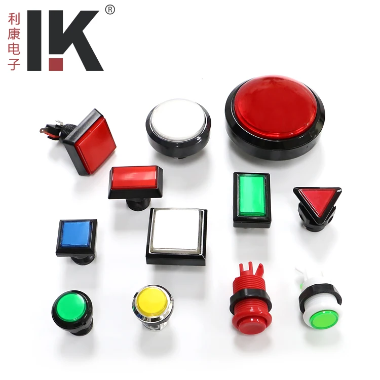 Fight game Round convex button 100mm