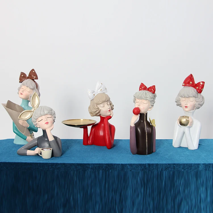 Handicraft exquisite creative ornaments look up to the girl gift nordic home showroom bedroom soft decorations