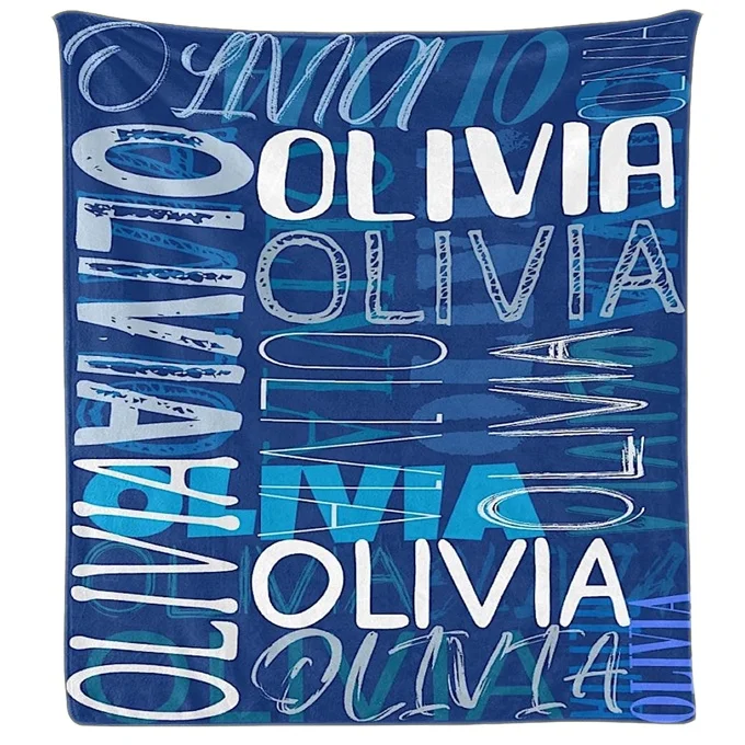 Wholesale comfy small MOQ custom digital print flannel fleece throw blanket