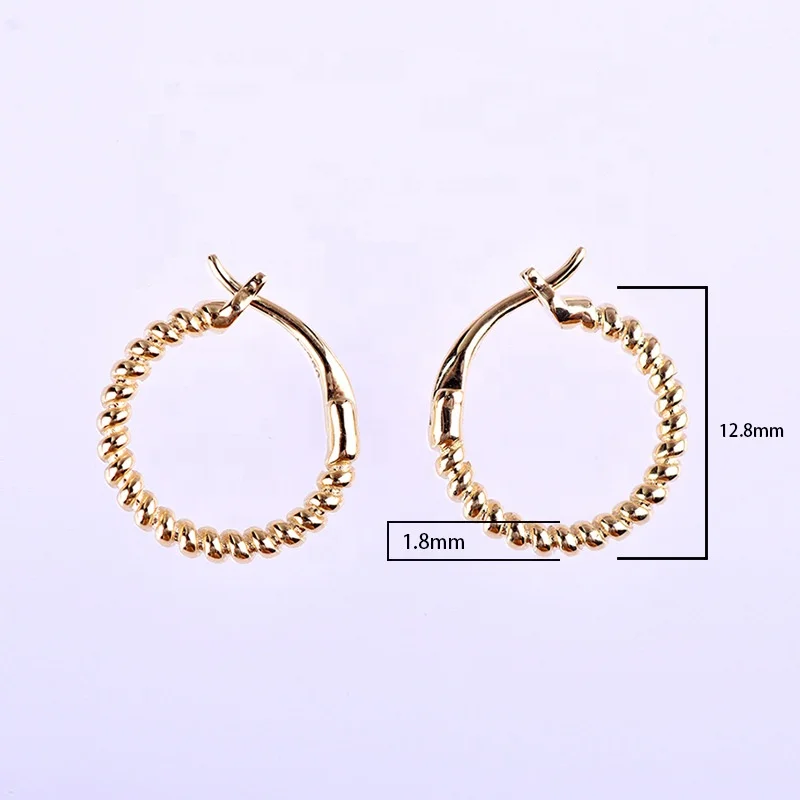  Серьги-кольца из золота 9 к 10 14 18
