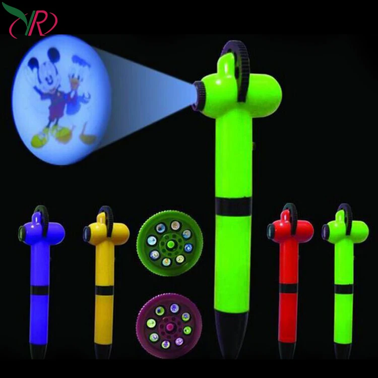 Free Samples Customized Logo Led Projector Pen / Full Image Projector Pen Projector Logo Led Ballpoint Pen