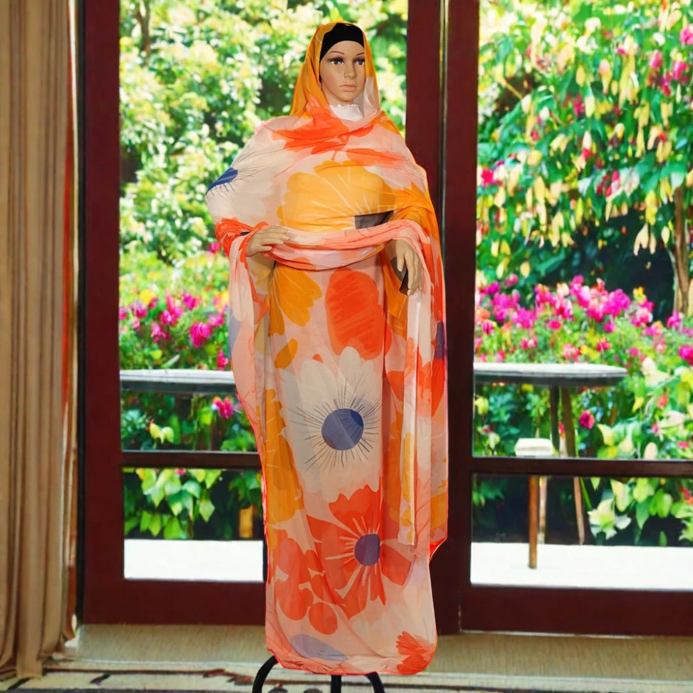 Arab Women Abayas Designs Sudanese Toub Turkish Somali Dirac Manufacturers Dress Set 2024 Voile Dubai Palestine New Cotton 400g