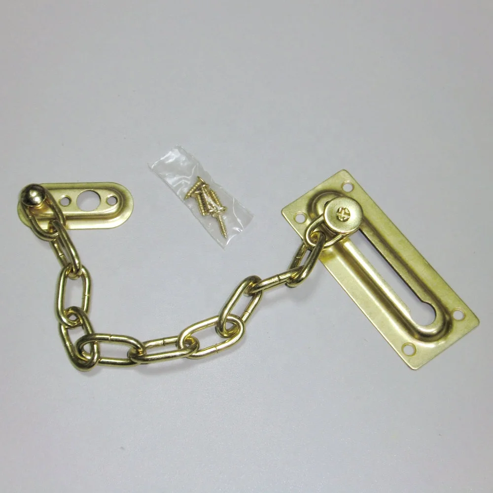 Made in China steel hotel security door chain with cheap price