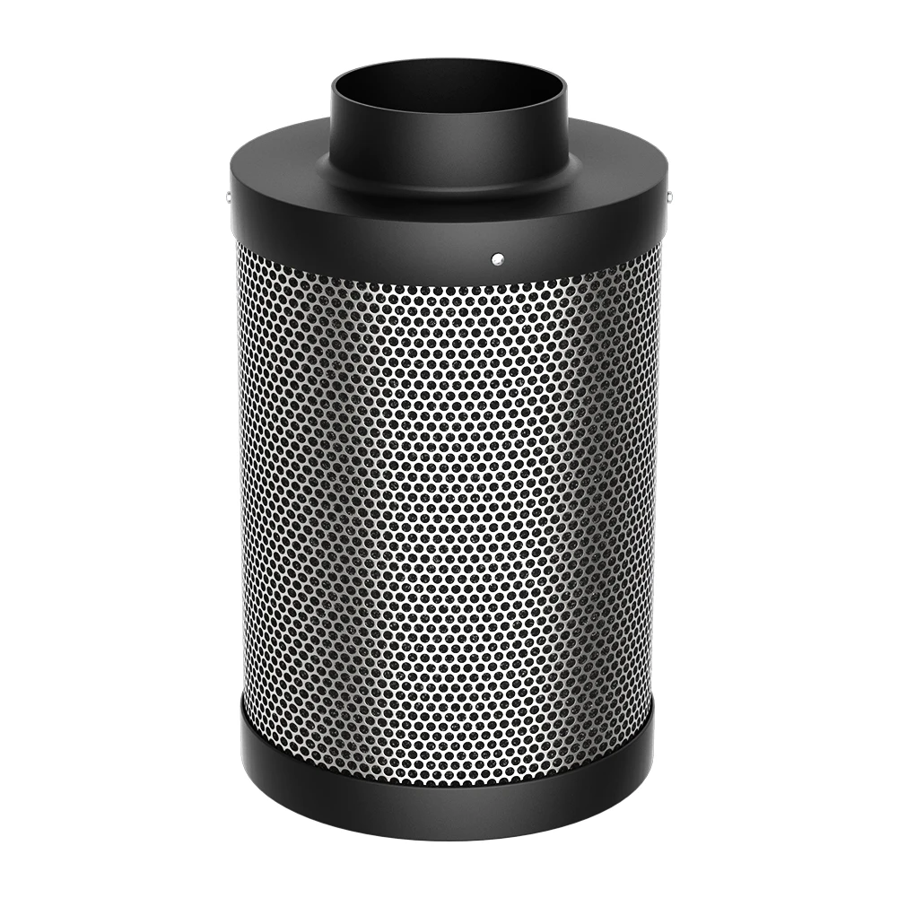 
4 Inch Air Carbon Filter Odor Control with Australia Virgin Charcoal for Inline fan Grow Tent Odor Scrubber Pre-filter Included 