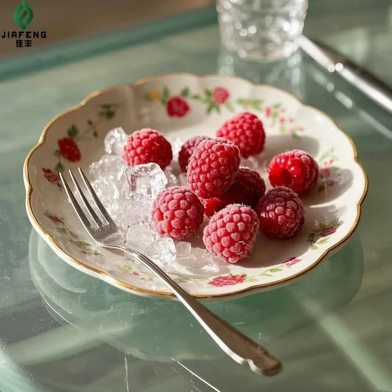 IQF Raspberry frozen Factory Price Sweet Taste 90% Whole Red Frozen Raspberry for Sale