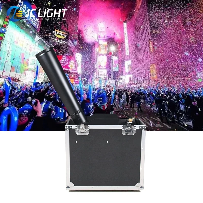 Outdoor Performance Party Confetti Machine Paper Wedding Stage Effect Handle Co2 Confetti Machine