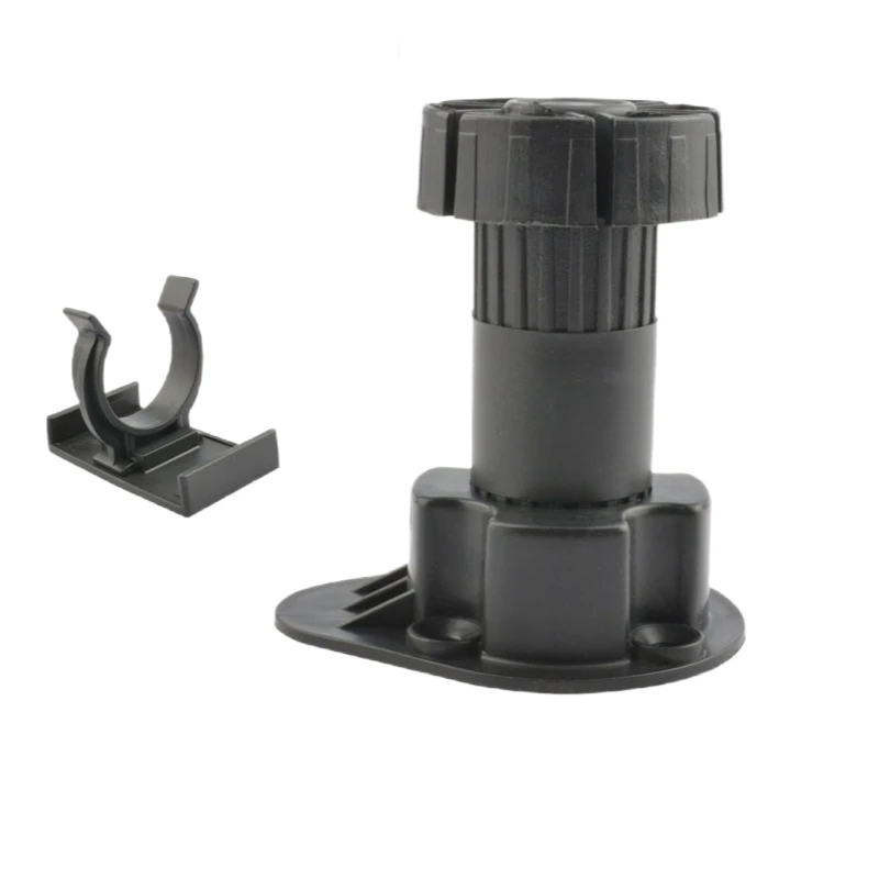 PVC Adjustable Leg  kitchen Cabinet Furniture Legs Plastic Sofa Leg Cover